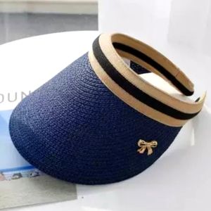 Cute Women's Visor Hat with free Detachable Accent Pin